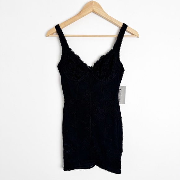 NWT BALENCIAGA Mini Lingerie Dress in black size 36 (US4) - Picture 5 of 15
